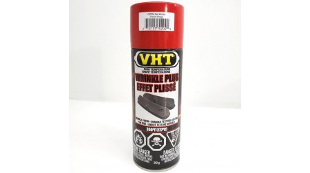Peinture effet plissé pour couvert de valves VHT haute température  (ROUGE) 